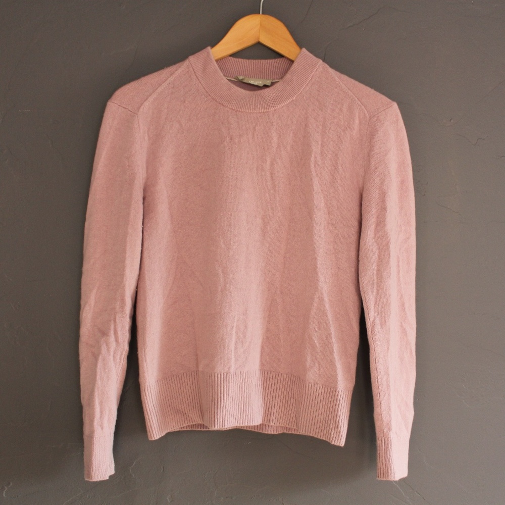 EVERLANE Cashmere Crewneck Sweater Lilac Purple XS 100% Cashmere